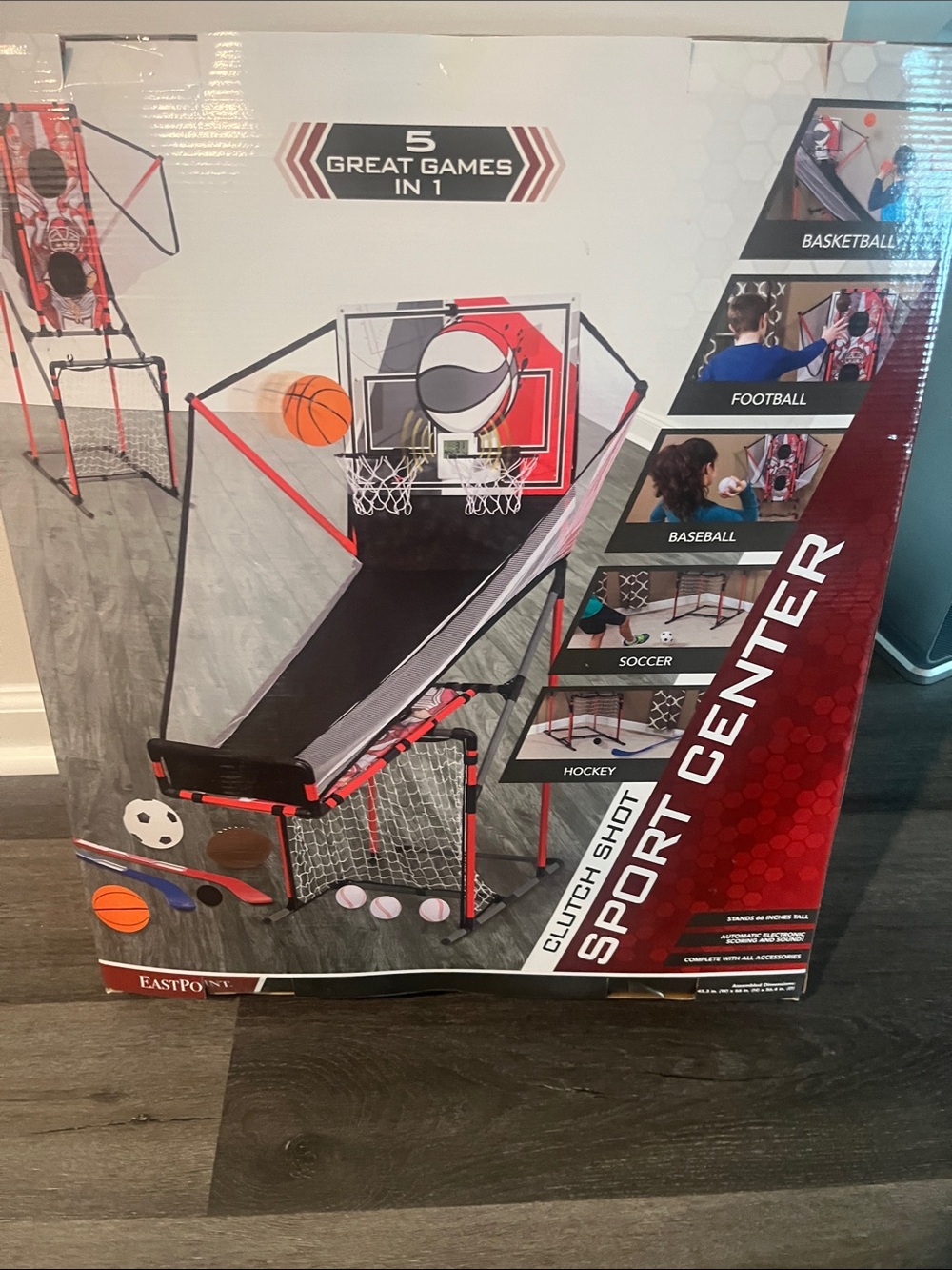 Clutch Shot Sport Center - Red and Black